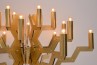 Arm 18 Chandelier Gold 75 Handmade gold chandelier with elegant design