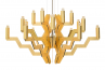 Arm 18 Chandelier Gold 75 Modern gold chandelier for luxury interiors