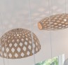 adamlamp bamboo light dome 80 outside top view