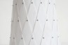 adamlamp diamond grid table light 70 detail white material