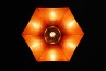 Adamlamp Hexagonal Copper Pendant Light Black 