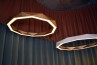 adamlamp sun chandelier ring 120 gold led light circle light fixture 360 budapest design exhibition interior 