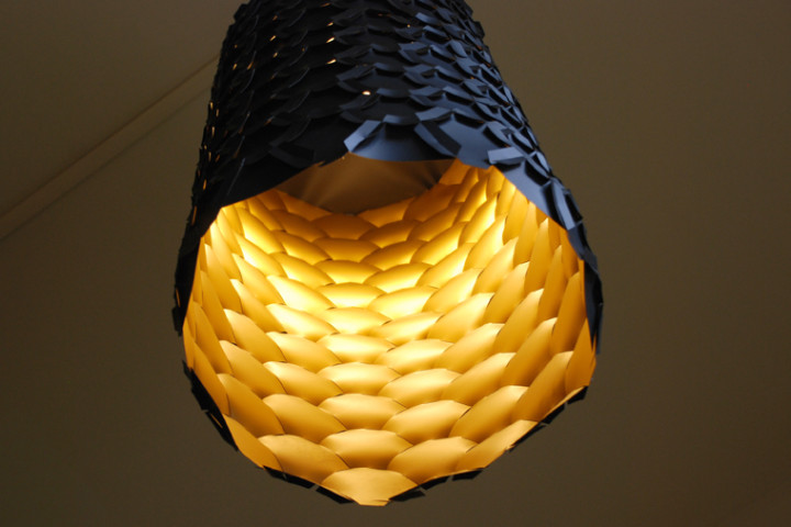 Adamlamp Custom Geometry Lights Yiddishe Mamma Mia Restaurant  