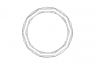 sun chandelier ring led light top bottom view 