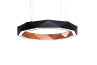 adamlamp sun chandelier ring led light copper 80 lámpara aro moderna