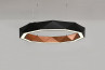 adamlamp sun chandelier ring led light copper 80 iluminación techo moderna