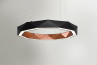 adamlamp sun chandelier ring led light copper 80 lámpara led circular lujo