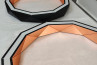 adamlamp sun chandelier ring led light copper 80 iluminación arquitectónica minimalista