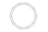 adamlamp sun chandelier ring led light 120 top bottom view