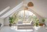 Bamboo Light Hexagonal beehive 50 Half Silens Photo Interior Bamboo ceiling pendant light