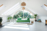 Bamboo Light Hexagonal beehive 50 Half Silens Photo Interior Bamboo ceiling pendant light