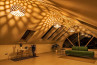 Bamboo Light Hexagonal beehive 50 Half Silens Photo Interior Bamboo ceiling pendant light