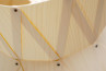 Wood Veneer Light Robust 60 - Lámpara Colgante de Arce Única