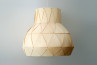 Wood Veneer Light Robust 60 - Lámpara Colgante de Madera Hecha a Mano