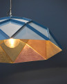 BLOOM Chandelier 80 acabado azul azur mate