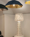 BLOOM chandelier 80 and 100 displayed at lighting exhibition