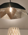 BLOOM chandelier prototypes in curated exhibition setting