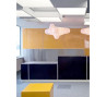 Cloud Light 125 Cloud shape large ceiling light design light fixture BASF reception interior Office Nordic Light 