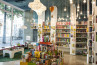 Adamlamp Cloud Light Diamond Grid 70 Pagony Bookstore Budapest Cloud shape design lighting fixtures store ceiling lights