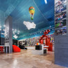 Adamlamp Cloud Light Diamond Grid 70 Pagony Bookstore Budapest Cloud shape design lighting fixtures store ceiling lights