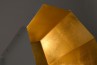 Deltoidal Faceted Light Gold 43 lámpara colgante geométrica de lujo
