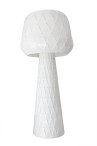 Diamond Grid Floor Light 160 – Lámpara de pie blanca premium