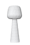 Diamond Grid Table Light light 100, light off, white inside 