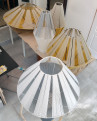 ADAMLAMP Yarn lámpara textil única, estructura geométrica