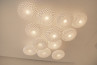 Adamlamp geometric ceiling light installation casati hotel budapest lobby lighting 