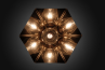 Adamlamp Hexagon Chrome Pendant Light White