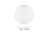 Modular Faceted Ball 50 oficina, iluminación uniforme