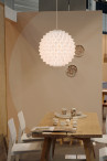 Modular Faceted Ball 50 luz blanca cálida, hecha a mano