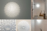 Adamlamp Modular Faceted Wall Light Ball 50 modern geometry white diffuse scone lamp Grohe Interior S/alon Budapest S/22 Home Trend exhibition Budapest Sport Arena