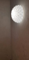 Adamlamp Modular Faceted Wall Light Ball 50 modern geometry white diffuse scone lamp Grohe Interior S/alon Budapest S/22 Home Trend exhibition Budapest Sport Arena