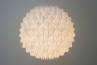 Modular Faceted Ball 50 encendida, diseño geométrico artesanal