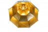 Octagon Fat Gold Faceted Light, suspended light, 