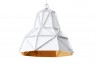 Octagon Fat Gold Faceted Light, suspended light, 