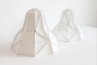 Octagon Fat Gold 43 53 Faceted Suspended Lights outside