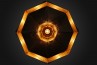 Octagon Wide Faceted Light