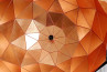 Adamlamp Sun Chandelier Copper 70 triangle structure 