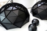 Adamlamp Sun Chandelier Copper 70 outside matte black powder coated finish RAL 9005 
