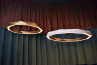 adamlamp sun chandelier ring 120 gold led light circle light fixture 360 budapest design exhibition interior 