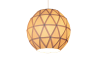 Wood Veneer Light Ball 45 - Lámpara colgante de madera de arce