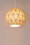 Wood Veneer Light Ball 45 - Iluminación de madera hecha a mano