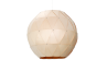 Wood Veneer Light Ball 45 - Lámpara esférica de madera natural
