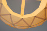 Wood Veneer Light Ellipse 75 Lámpara de Chapa de Madera Elíptica para Espacios Contemporáneos