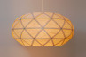 Wood Veneer Light Ellipse 75 - Hecha a Mano para Comedores