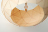 Wood Veneer Light Ellipse 75 Lámpara Colgante Moderna de Madera con Chapa Cortada con CNC