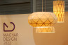 Wood Veneer Light Lámpara colgante moderna de chapa de arce con ambiente cálido