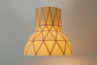 Wood Veneer Light Open 55 Lámpara colgante ecológica con luz cálida para interiores